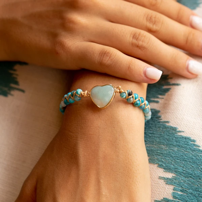 Böhmischer Liebe Türkis Armband