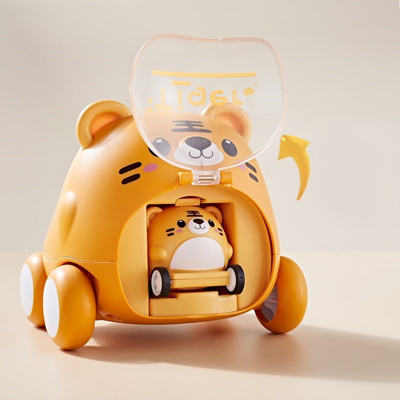 Kreatives interaktives Katapult Spielzeugauto für Kinder