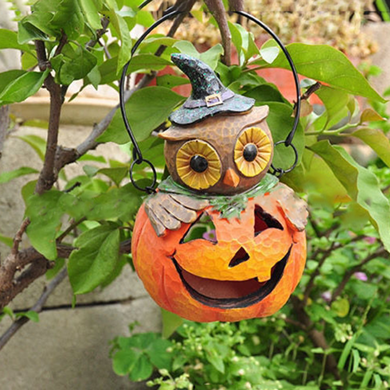 Halloween Kürbis Eule Ornament