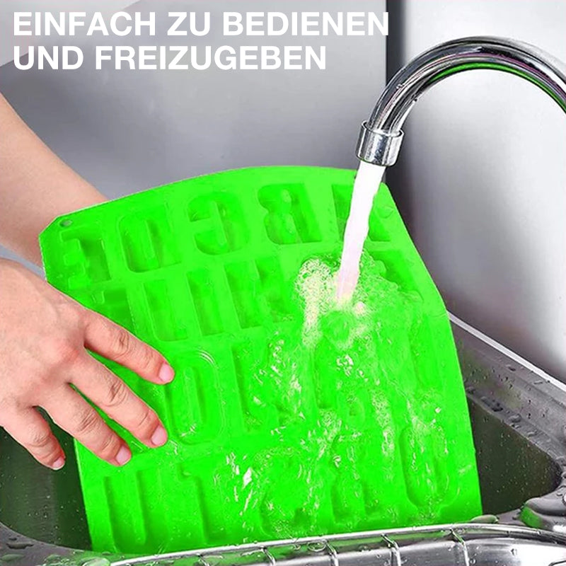 Silikon Buchstaben-Eisform