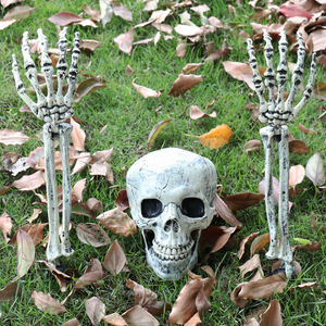 Garten Halloween Totenkopf Dekoration