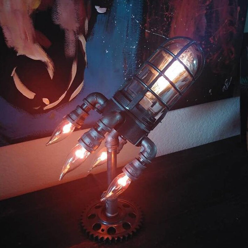 Kreative Raketenlampe