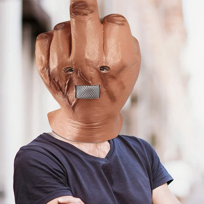 Mittelfinger Halloween Maske