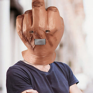 Mittelfinger Halloween Maske