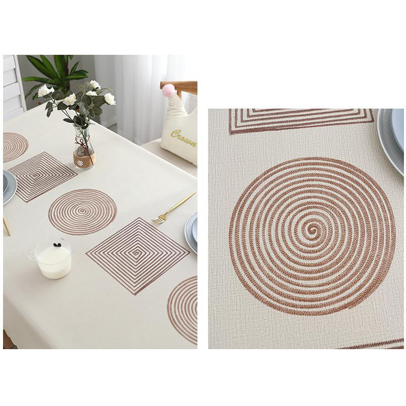 Wasserdichte und Ölbeständige Dekorative Tischdecke