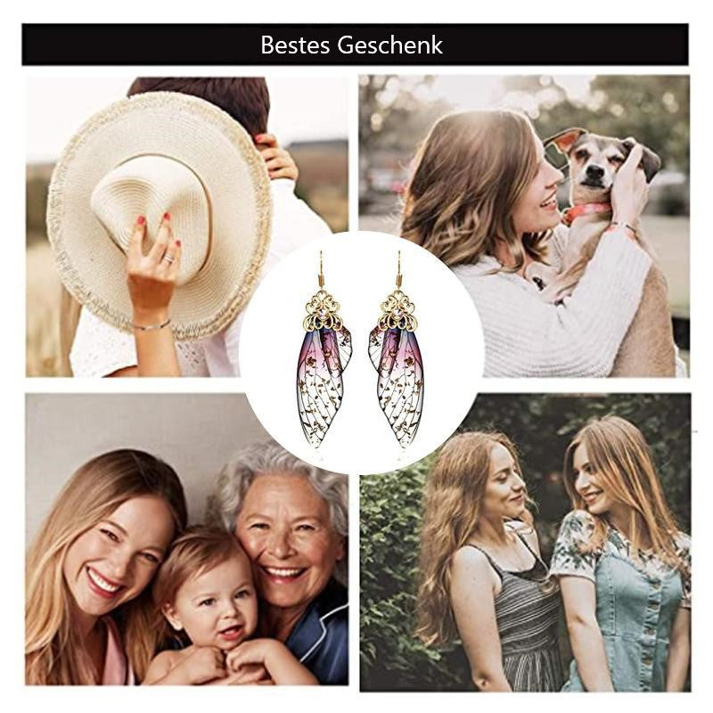 Schmetterlingsohrringe