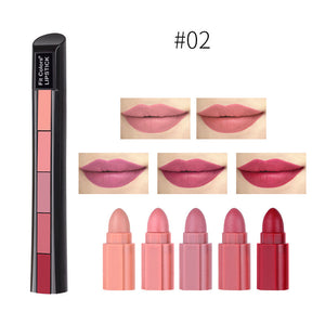 Matter 5-Farben-Lippenstift