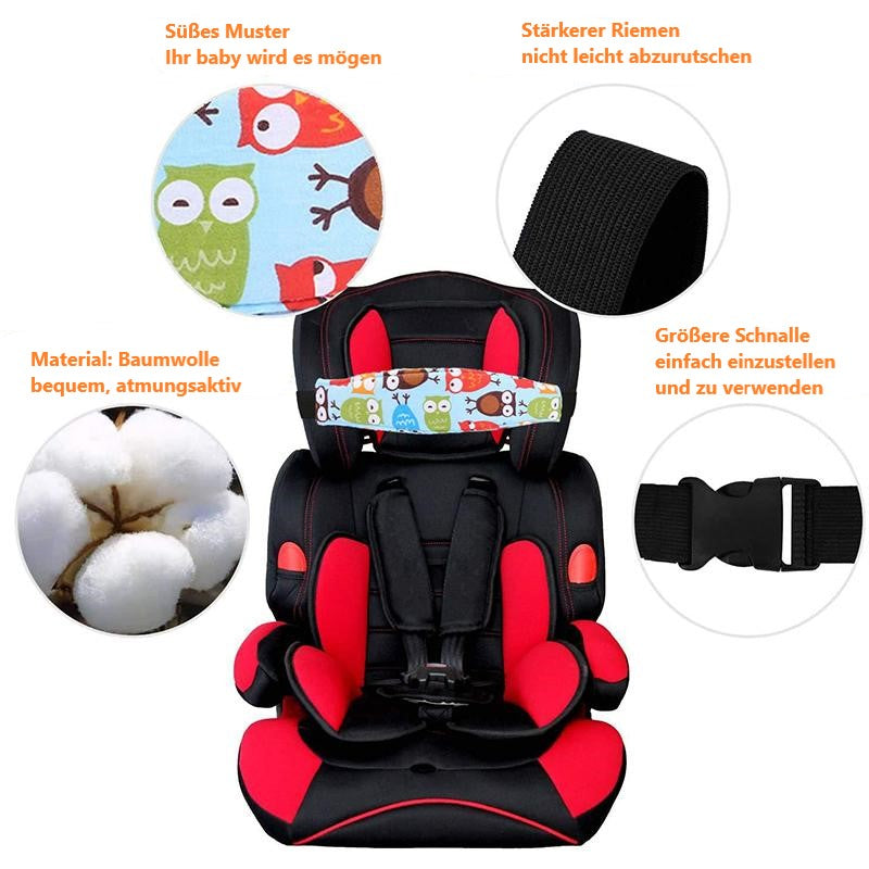 Nackenentlastung und Kopfstütze für den Babyautositz