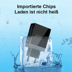 Handy-Ladestecker mit digitaler Anzeige