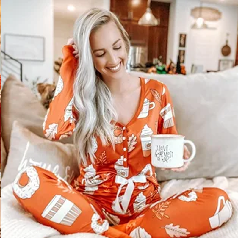 Eiscreme Pyjama Set für Damen