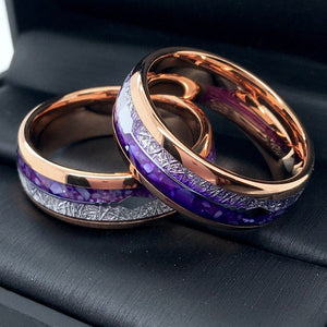 Zweifarbiger Ring aus Edelstahl