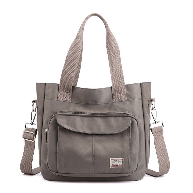 Schlichte lässige Handtasche aus Nylon