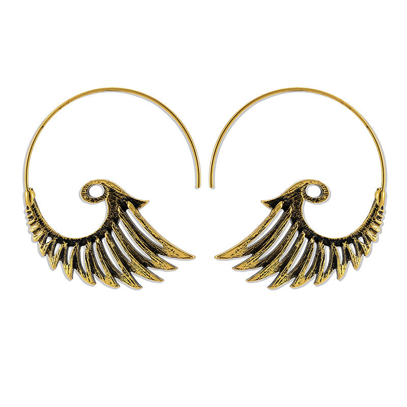 Damen Pfau Ohrringe