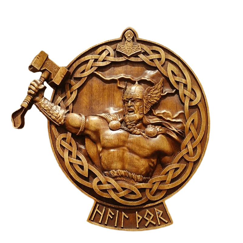 Wikinger-Mythologie-Symbol-Wand-Kunst