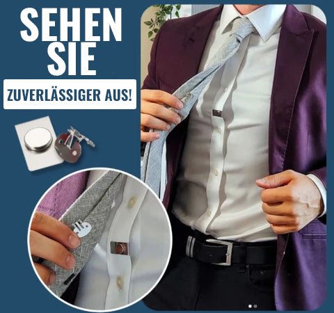 Clips zum Befestigen der Krawatte