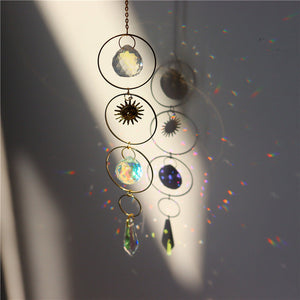 Regenbogen-Sonnenfänger Kristallkugel Windspiel