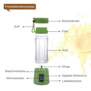 Tragbar USB Elektrischer Entsafter