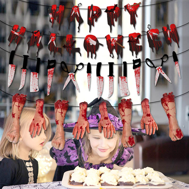 Halloween Banner Party Dekoration