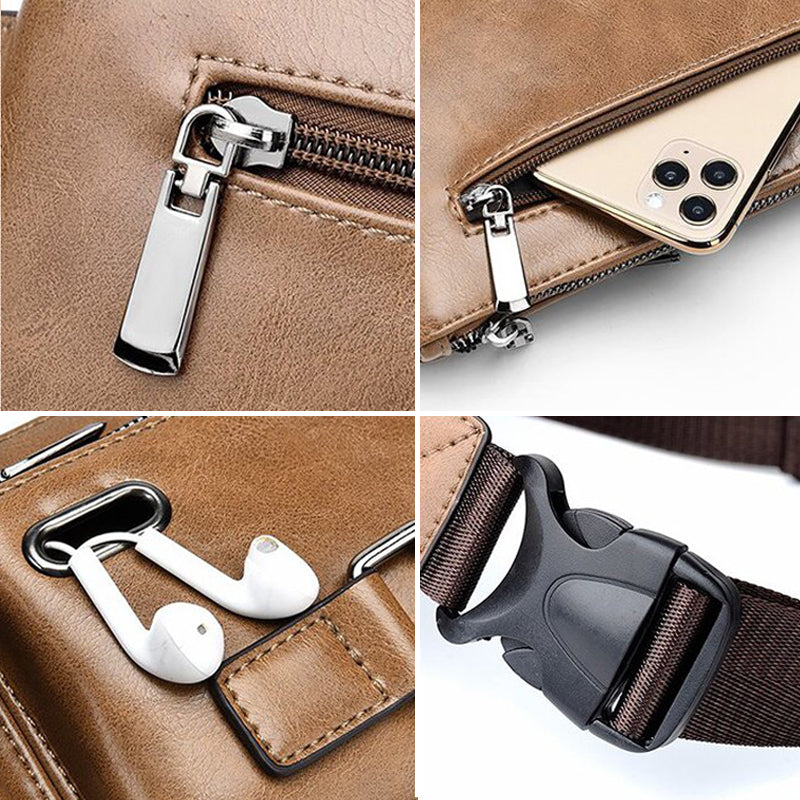 Herren Umhängetasche Brusttasche