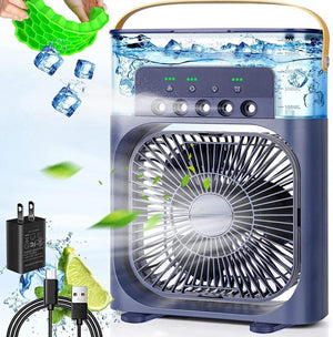 Tragbarer Klimaanlagenventilator + Luftbefeuchter