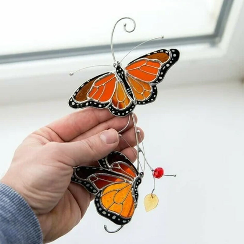 Schmetterlingslibellen-Glasanhänger