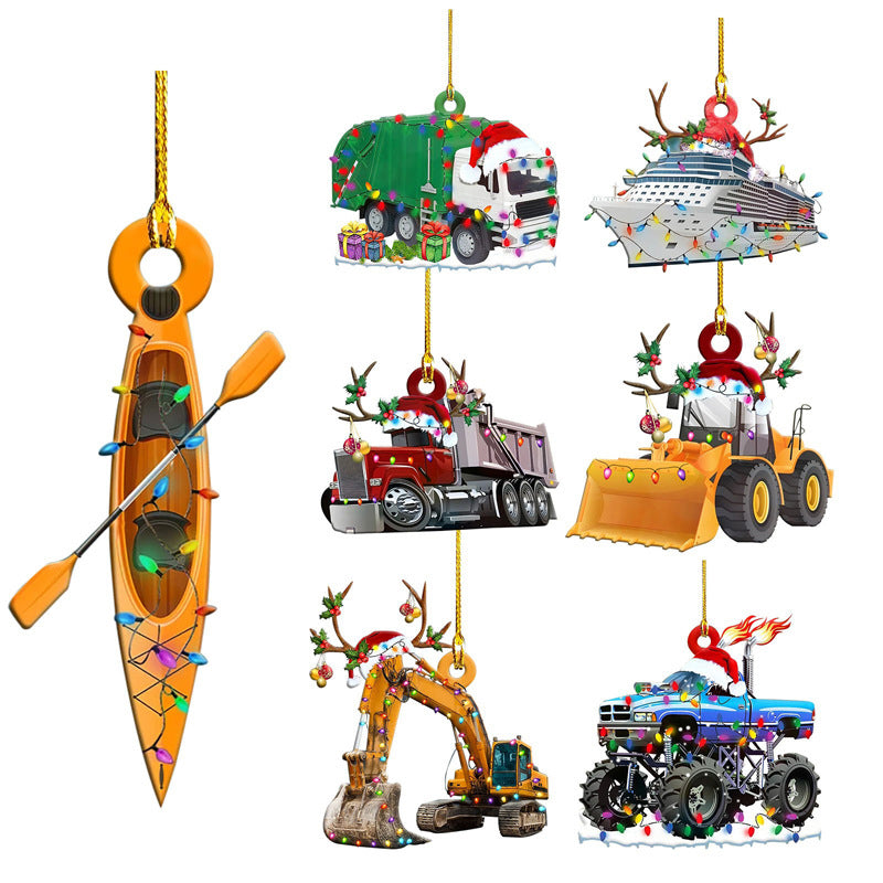 Dekorative Anhänger für Weihnachten