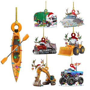 Dekorative Anhänger für Weihnachten