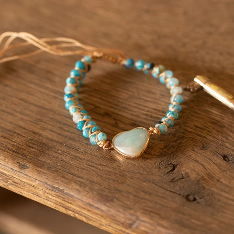 Böhmischer Liebe Türkis Armband