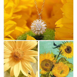Drehbare Sonnenblumenkette