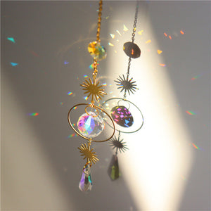 Regenbogen-Sonnenfänger Kristallkugel Windspiel