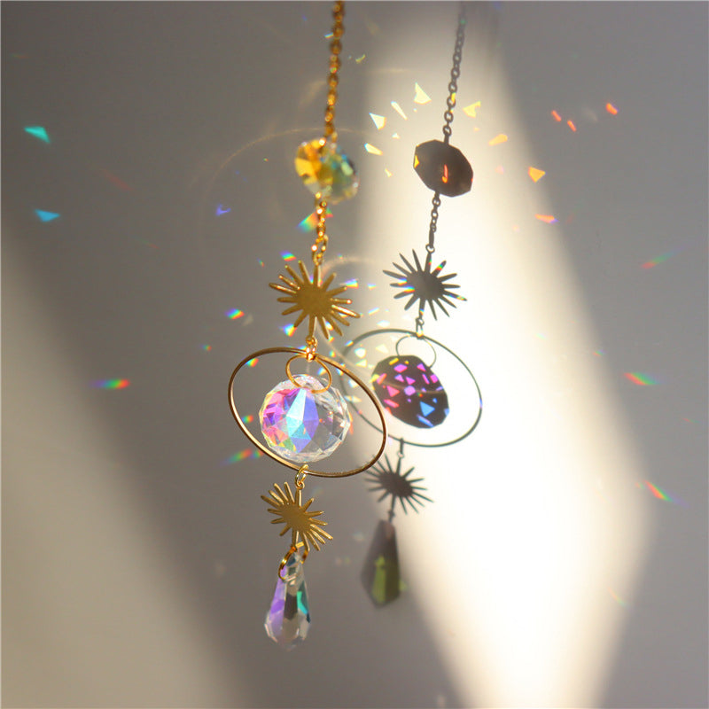 Regenbogen-Sonnenfänger Kristallkugel Windspiel