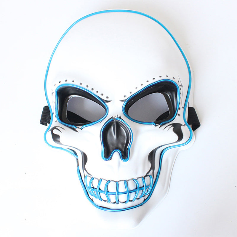 LED leuchtende Totenkopfmaske
