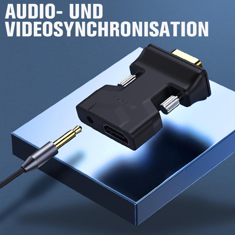 HDMI-zu-VGA Adapter (mit Audio)