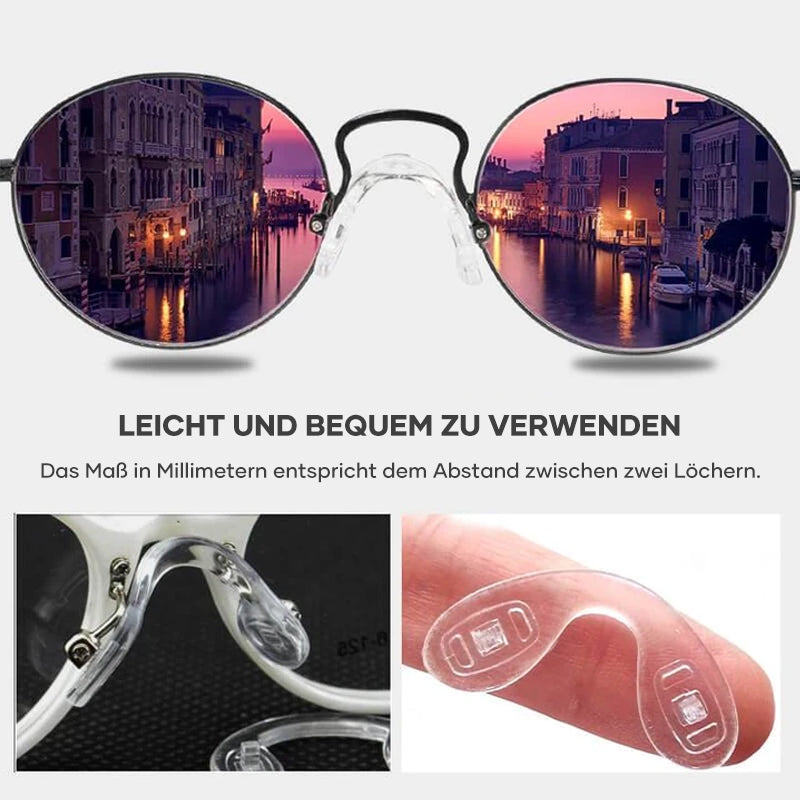 Komfortable Nasenpads für Brillen aus Silikon