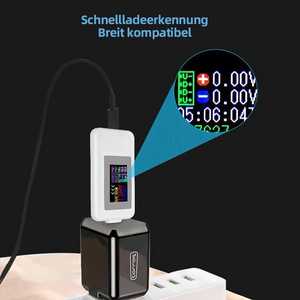 Farbbildschirm USB Strom- und Spannungsprüfer