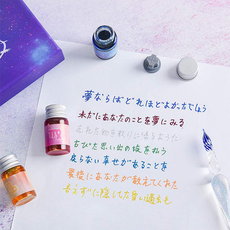 12 Farben Goldpulver Tinte Geschenkbox