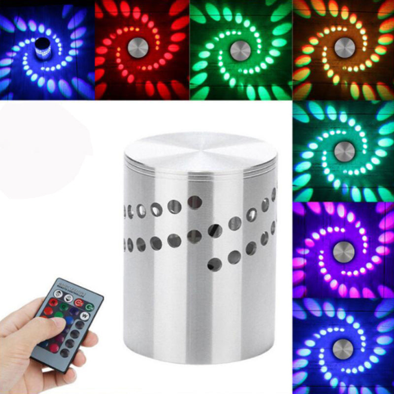 Kreative Kunstmodellierung LED Wandleuchte mit Fernbedienung