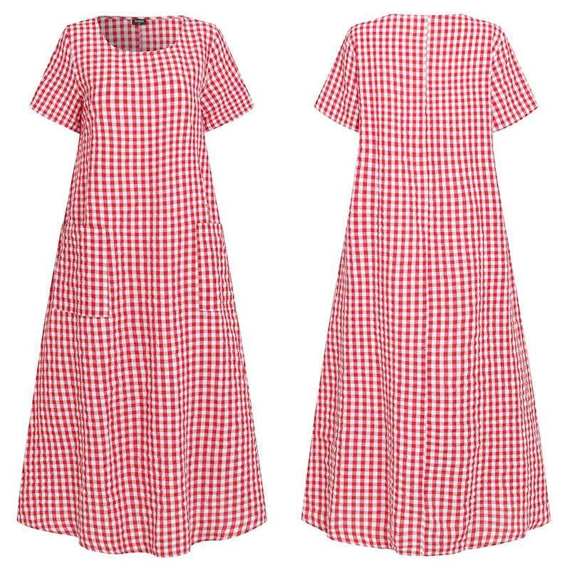 Damen Sommer atmungsaktives Kleid