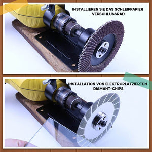 Basishalterung für elektrische Schneidemaschine
