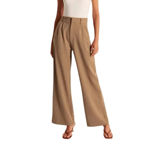 Bequeme taillierte Hose mit weitem Bein
