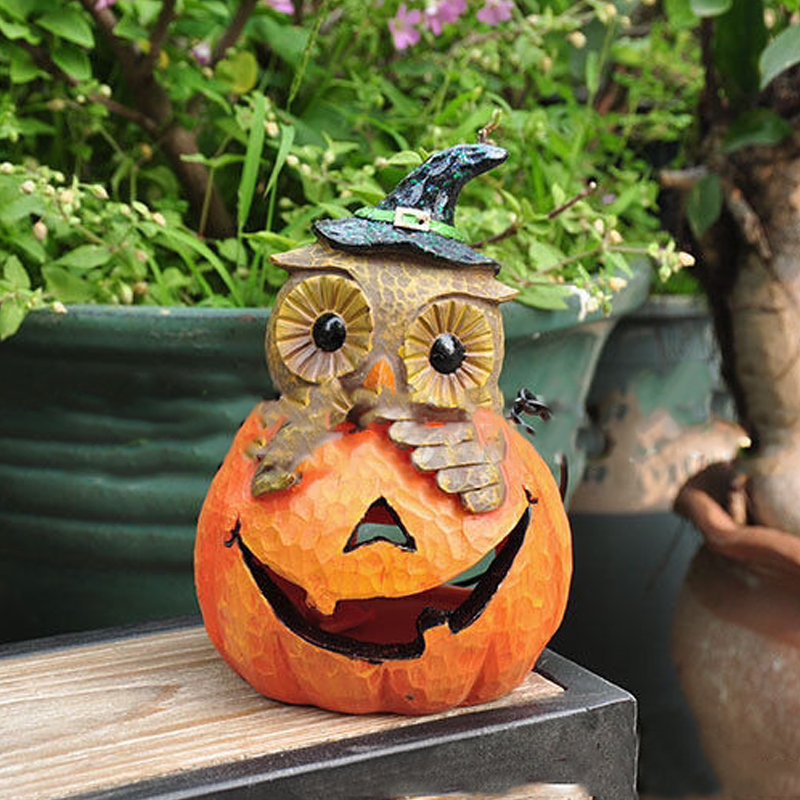 Halloween Kürbis Eule Ornament