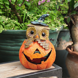 Halloween Kürbis Eule Ornament