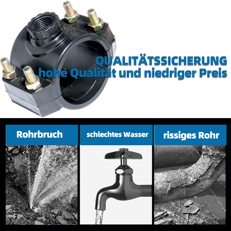 Wasserleitung T-Stück Sattel