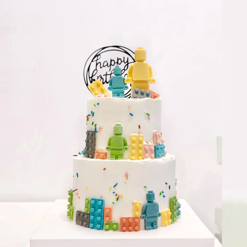 Fondant DIY Lebensmittel Silikon Baustein Form