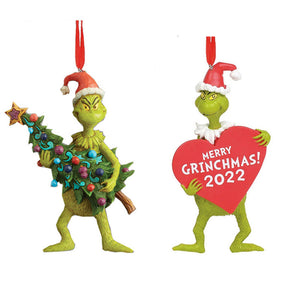 Grinch-Anhänger zu Weihnachten