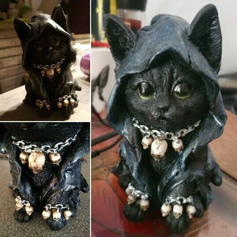 Schwarze Katze Dekoration