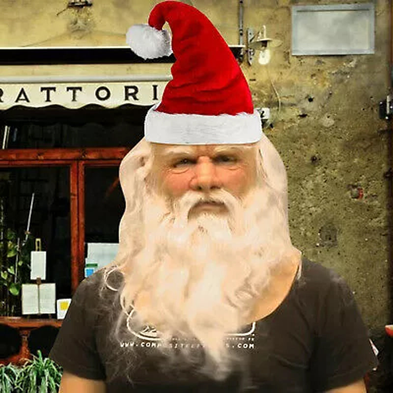 Weihnachten lustige alte Mann Maske