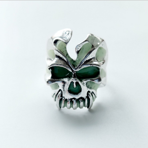 Halloween leuchtender Totenkopf Ring