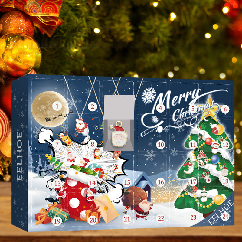 Weihnachten 24 Tage Countdown -- Anhänger Blind Box
