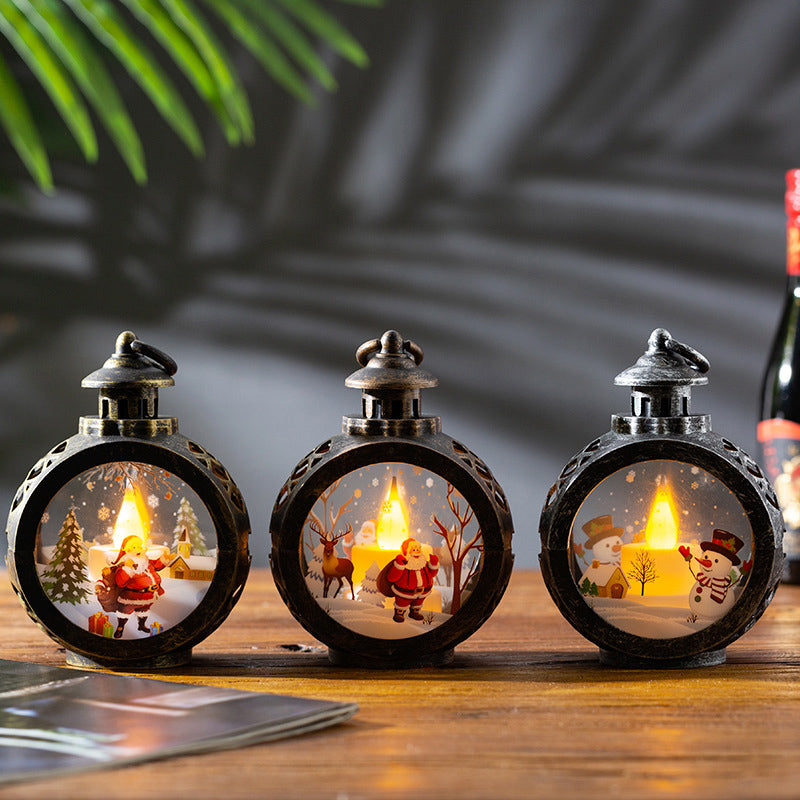 Runde LED Kerze Weihnachtsdekoration Licht